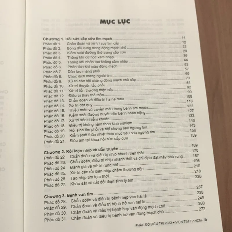Phác đồ điều trị tim mạch, Viện tim thành phố Hồ Chí Minh  694610