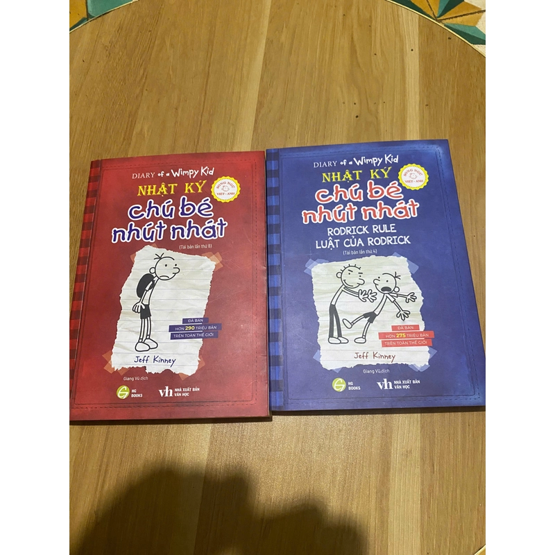 Combo 2 quyển Diary of a Wimpy Kid (Tập 1 + 2) - Song Ngữ (có file audio) 507562