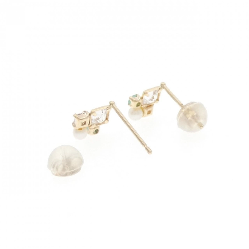 K10YG Đá màu Bông tai - Hàng hiệu Chính hãng 870823