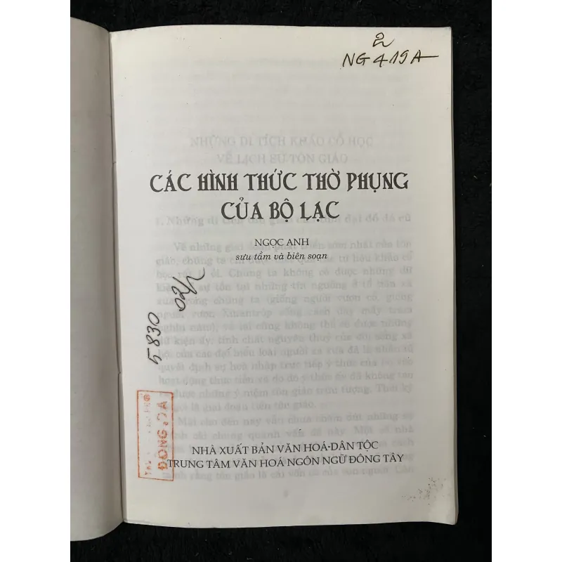 Các hình thức thờ phụng của bộ lạc-Ngọc Anh 1034732