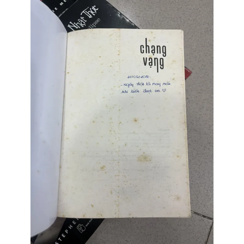 CHẠNG VẠNG, NHẬT THỰC, TRĂNG NON, HỪNG ĐÔNG - TỊNH THUỶ 756120