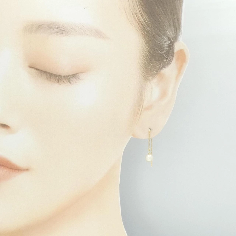 Bông tai Akoya Pearl 5.5mm - Hàng hiệu Chính hãng K18YG 867223