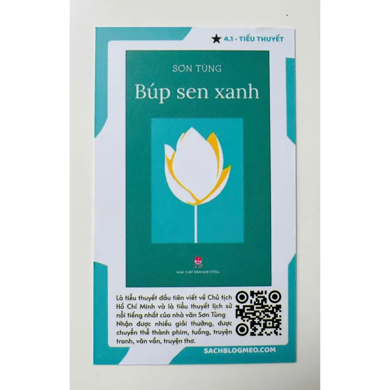 (Miễn phí) Bookmark Búp Sen Xanh (Tặng 1 sp cho 1 đơn hàng) - Designed by Blogmeo 571155