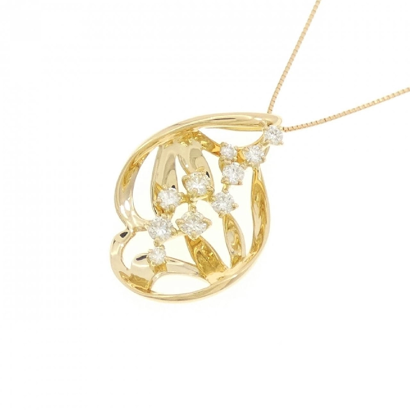 Dây chuyền kim cương K18YG 0.51CT - Hàng hiệu Chính hãng 862059