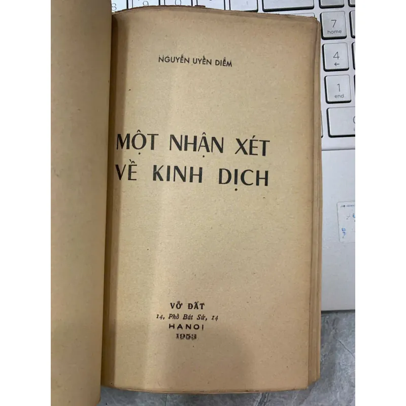 MỘT NHẬN XÉT VỀ KINH DỊCH - NGUYỄN UYỂN DIỄM 728497