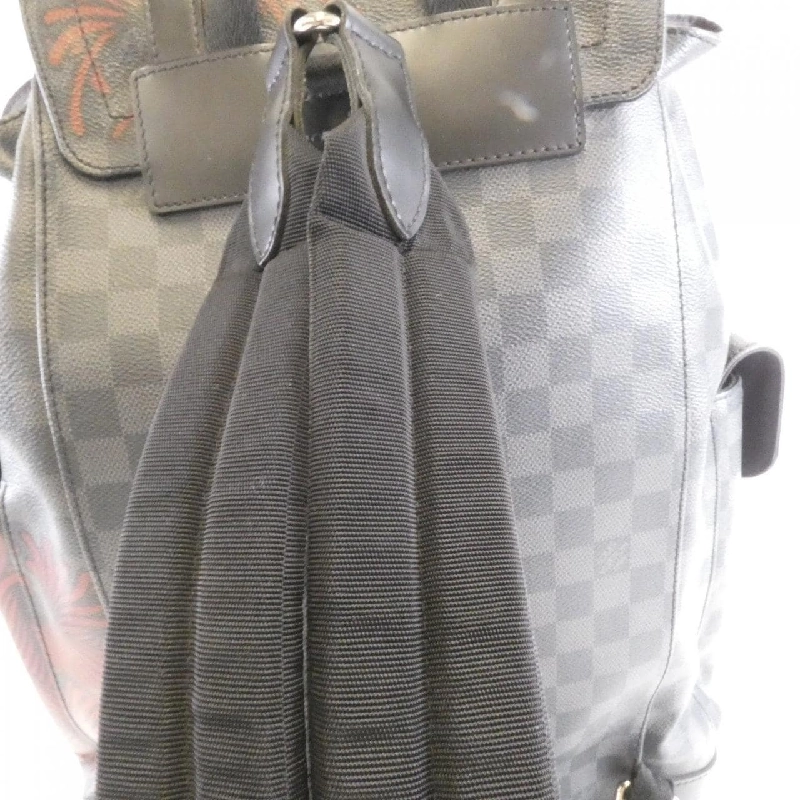 Louis Vuitton Damier Graphite (Rope) Christopher MM N41709 Ba lô - Hàng hiệu Chính hãng 763862