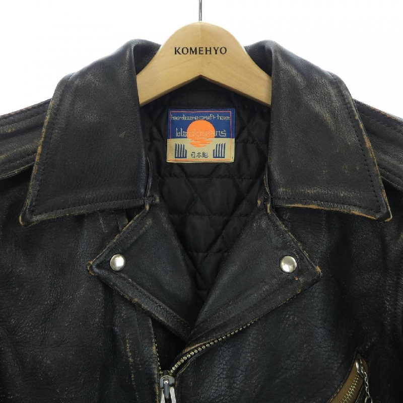 BLACK MEANS 945-74GJ57-1 Áo khoác da - Hàng hiệu Authentic 891382