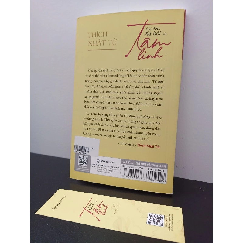 Gia Đình, Xã Hội Và Tâm Linh Thích Nhật Từ New 95% HCM.ASB2302 910924