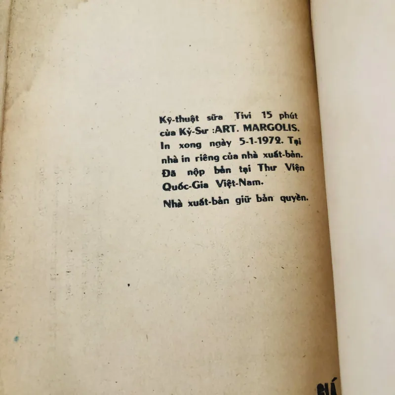 KỸ THUẬT SỬA T.V. 15 PHÚT – Art Margolis 📺 931954