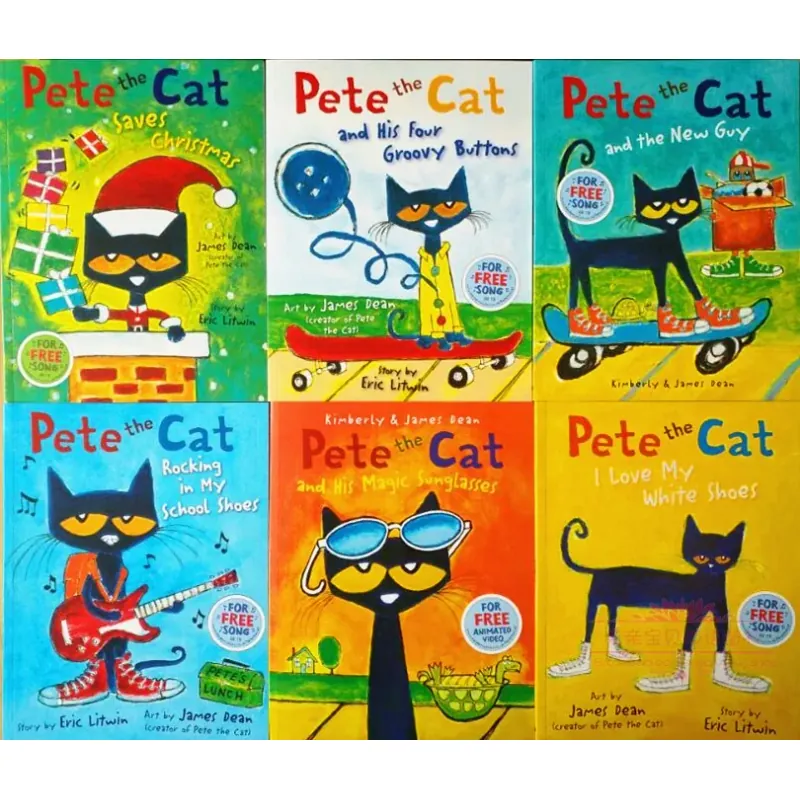 Pete the cat (Sách nhập) 6 quyển 799767