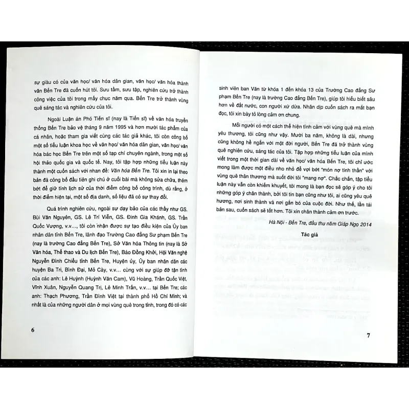 VĂN HÓA BẾN TRE - Tác giả NGUYỄN CHÍ BỀN 1030916