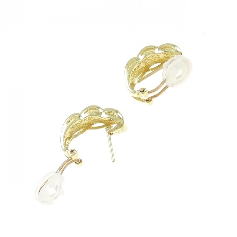 K18YG Bông tai/Khuyên tai kim cương 0.40CT - Hàng hiệu Chính hãng 876653