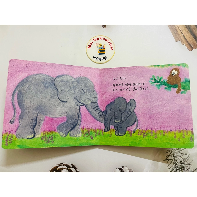 Set boardbook ít chữ  tiếng Hàn cho bé B13 507807