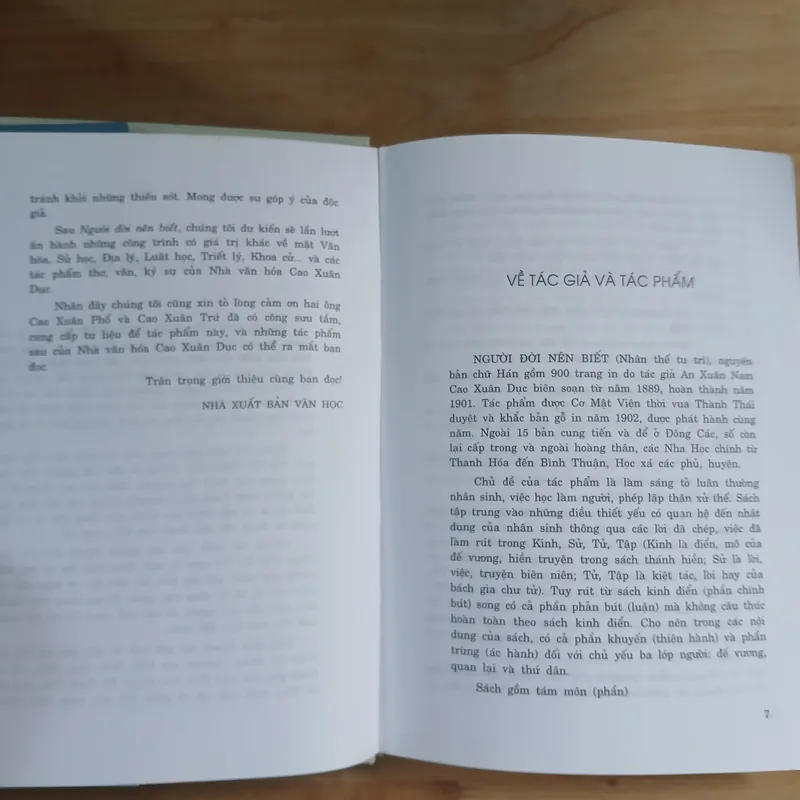 Tuyển Tập Cao Xuân Dục (Tập 1) - Người Đời Nên Biết (Nhân Thế Tu Tri) 737377
