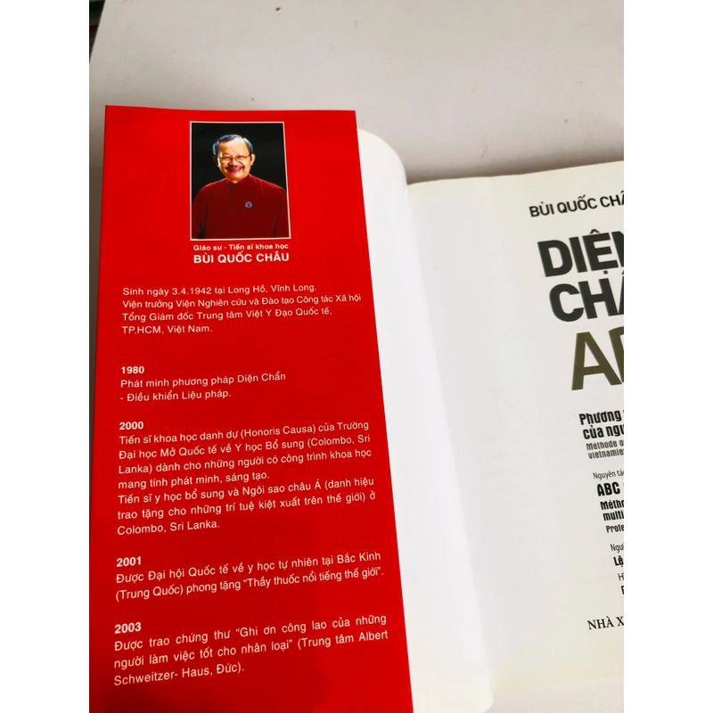 📘 DIỆN CHẨN ABC – Bùi Quốc Châu  Sách in màu, giấy bóng 530529