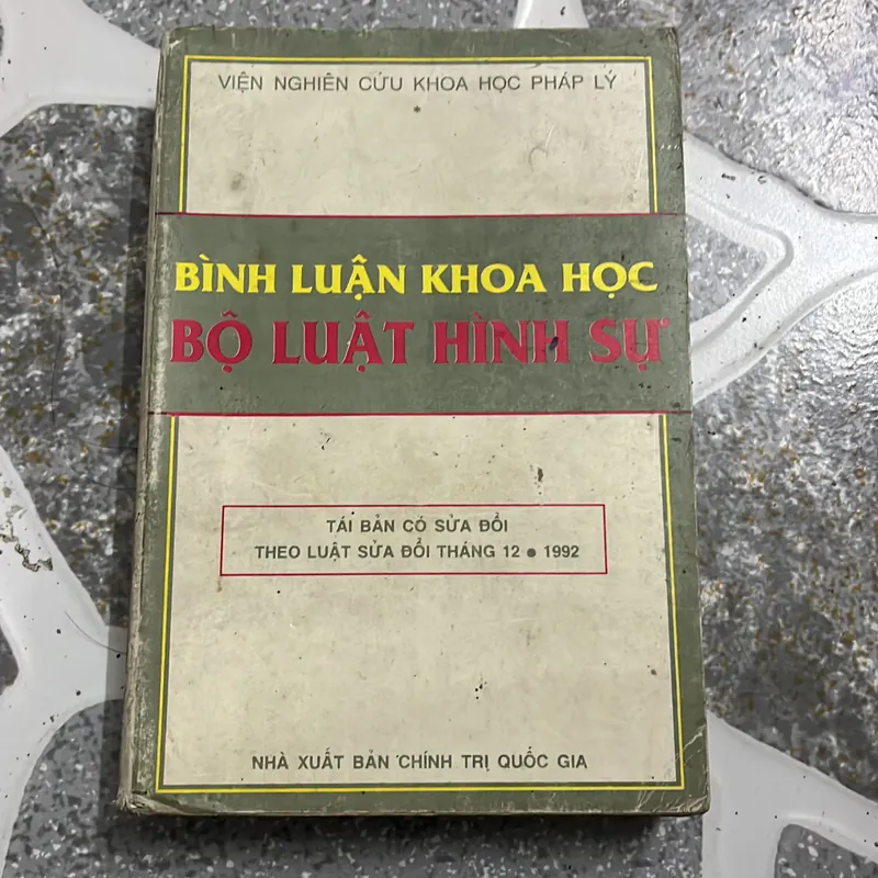[luật] Bình luận khoa học Bộ luật hình sự 1985 382587