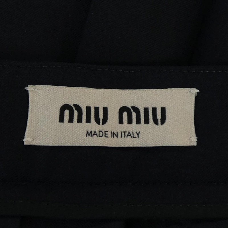 Chân váy mini Batavia xếp ly MIU MIU MG2040 S232 11AD 648968