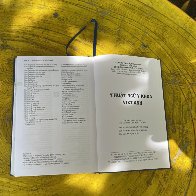 THUẬT NGỮ Y KHOA VIỆT - ANH - BS. NGUYỄN VĂN HÙNG 961693