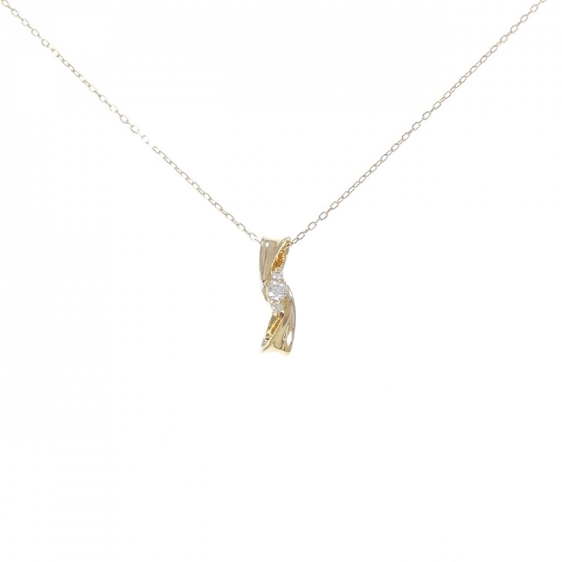 K18YG Dây chuyền kim cương - Hàng hiệu Authentic 857307