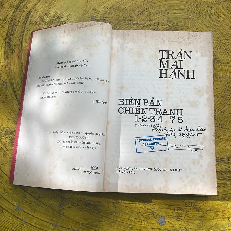 BIÊN BẢN CHIẾN TRANH 1-2-3-4.75- TRẦN MAI HẠNH 599944
