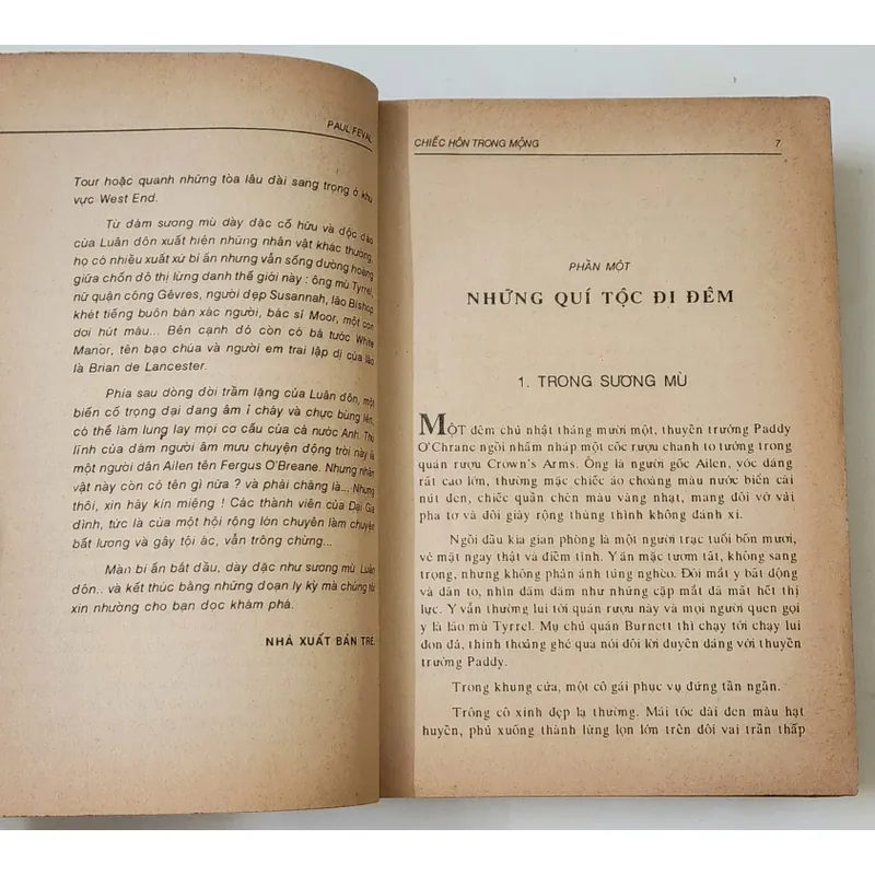 Tiểu thuyết Pháp của Paul Féval: Chiếc hôn trong mộng 717966