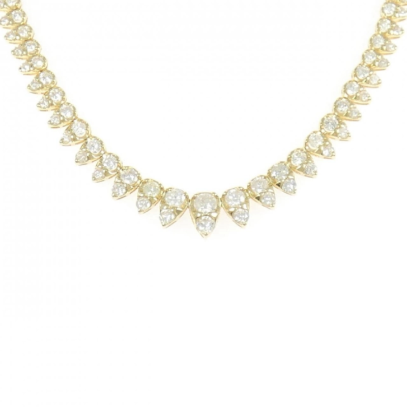 K18YG Dây chuyền kim cương 10.01CT - Hàng hiệu Chính hãng 858656