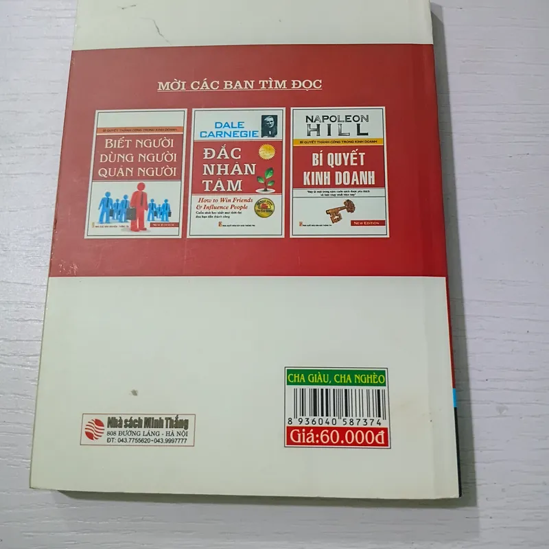 Sách Kiến thức làn giàu: Cha giàu cha nghèo, nxb Văn Hóa 731688