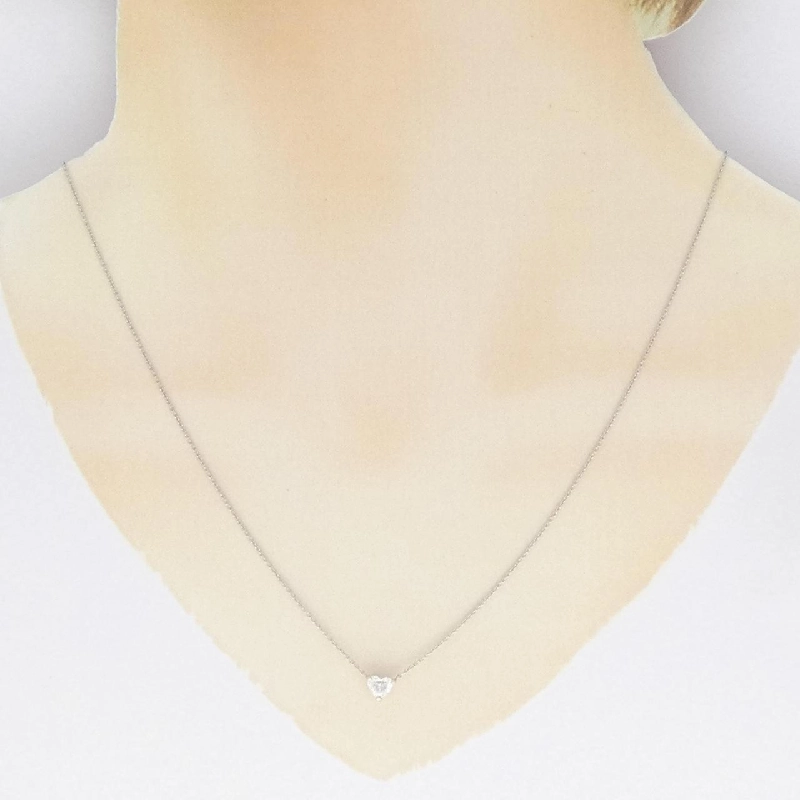 Dây chuyền kim cương PT 0.311CT D VS2 hình trái tim - Hàng hiệu Authentic 873961