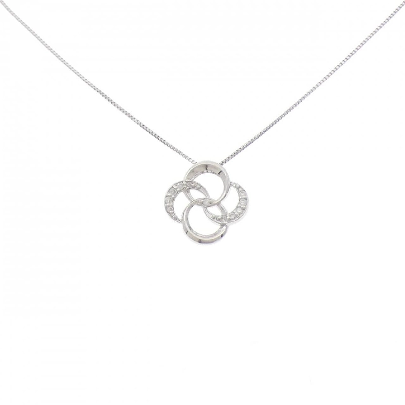 K18WG Dây chuyền kim cương 0.05CT - Hàng hiệu Chính hãng 857004