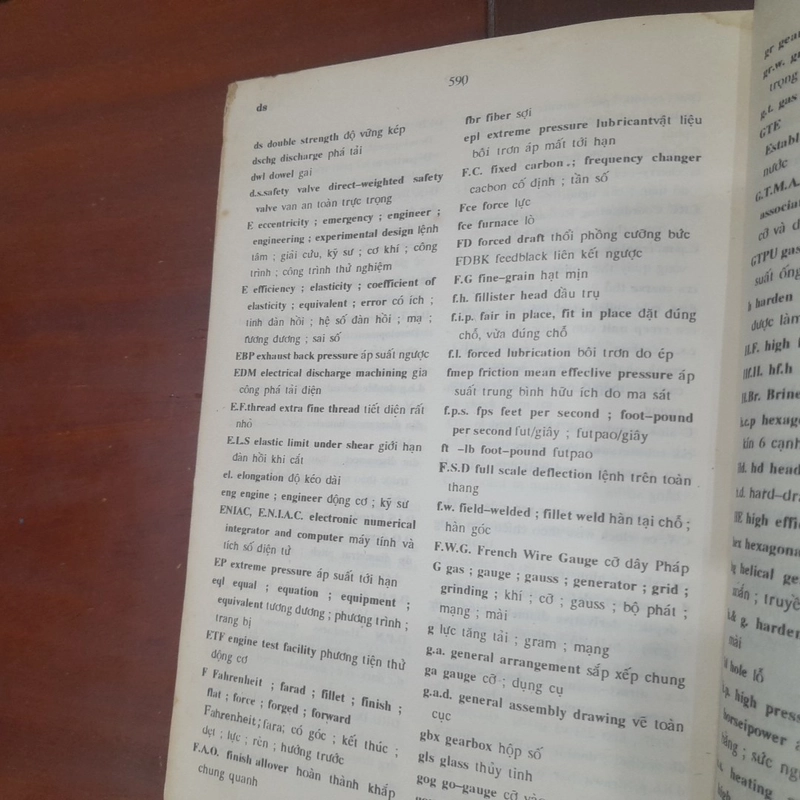 TỪ ĐIỂN CƠ KHÍ Anh - Việt 551750