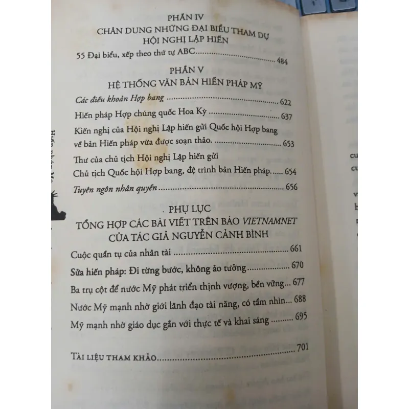 HIẾN PHÁP MỸ ĐƯỢC LÀM RA NHƯ THẾ NÀO - NGUYỄN CẢNH BÌNH 730720