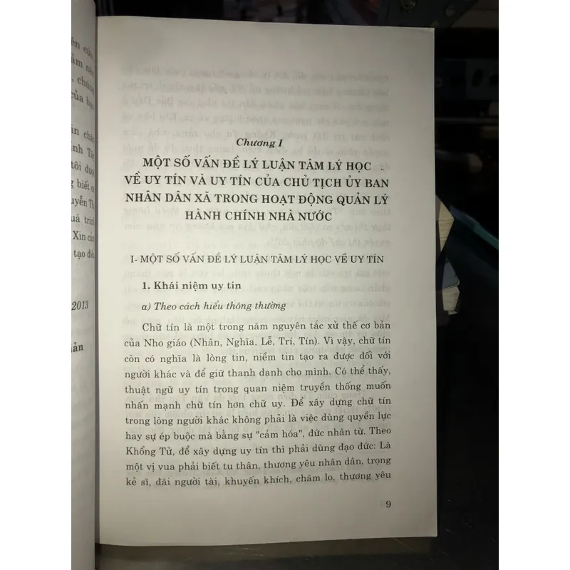 Uy tín của chủ tịch uỷ ban nhân dân xã trong hoạt động quản lý hành chính Nhà nước 701774