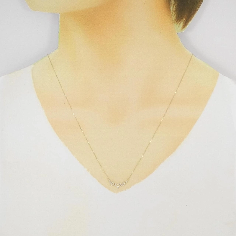 Dây chuyền kim cương K18YG 0.15CT - Hàng hiệu Chính hãng 868564