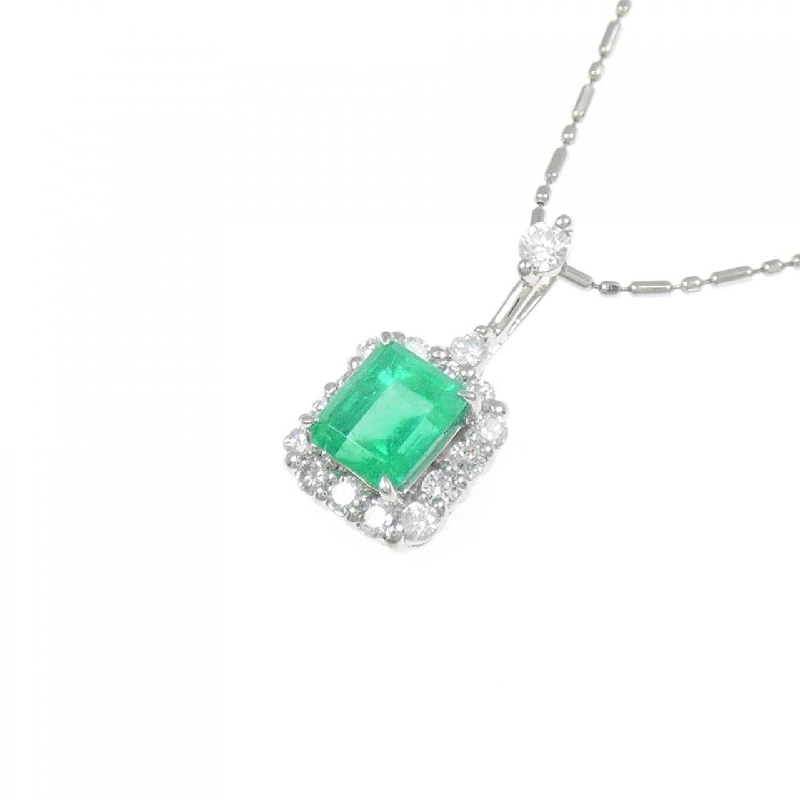 Dây chuyền ngọc lục bảo PT900/PT850 0.80CT - Hàng hiệu Authentic 859620