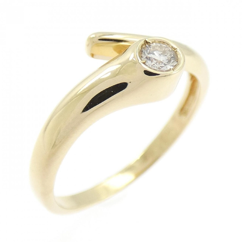 Nhẫn kim cương K18YG 0.10CT - Hàng hiệu Authentic 854442