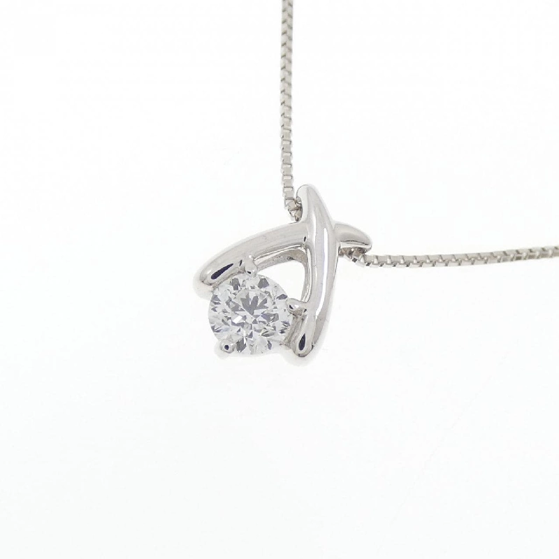 K18WG Dây chuyền kim cương 0.211CT E SI2 TỐT - Hàng hiệu Chính hãng 874437