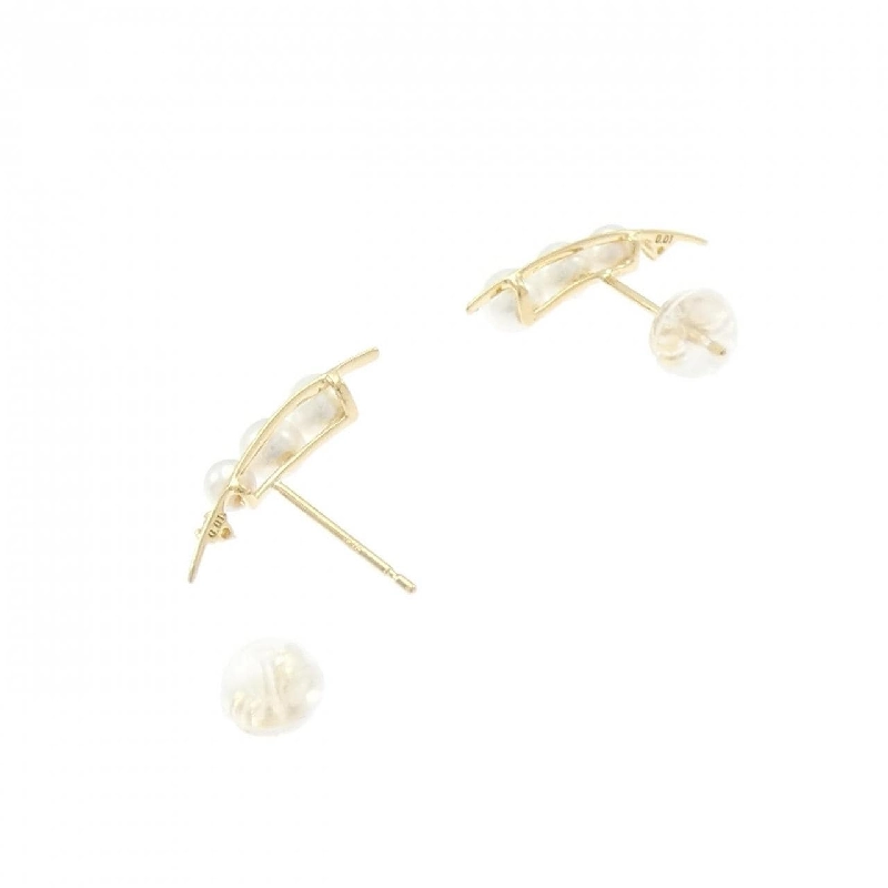 K18YG Bông tai Akoya Pearl - Hàng hiệu Authentic 874155