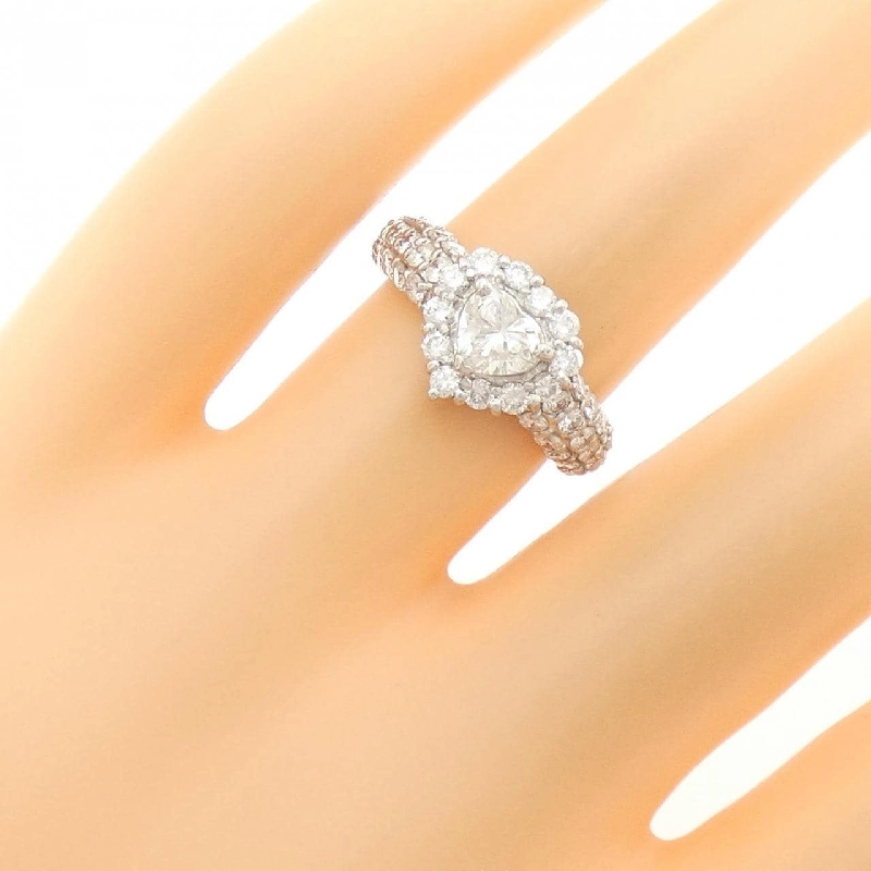 Nhẫn kim cương hình trái tim PT900 0.45CT 670157