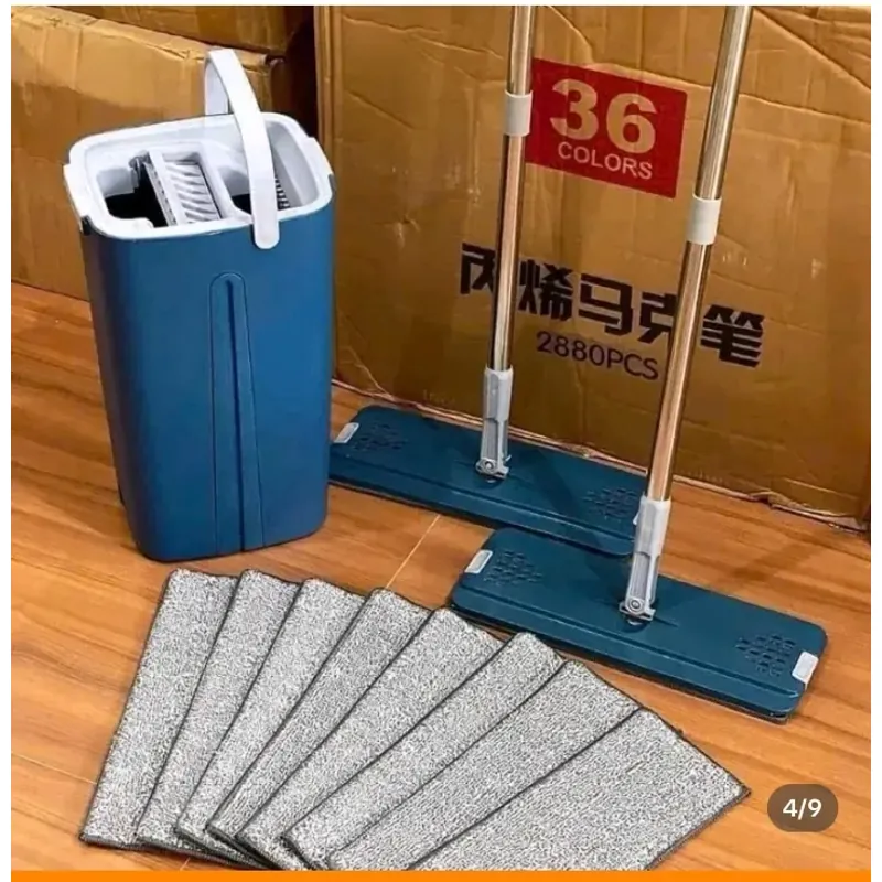 Bộ chổi lau nhà tự vắt thông minh 731730