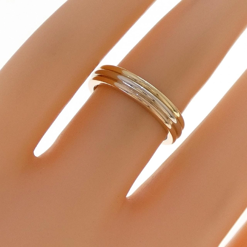 Nhẫn cưới ba vàng Cartier - Hàng hiệu Authentic 836076