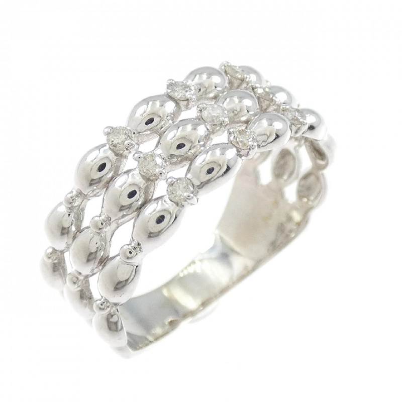 Nhẫn kim cương K14WG 0.11CT - Hàng hiệu Authentic 850695