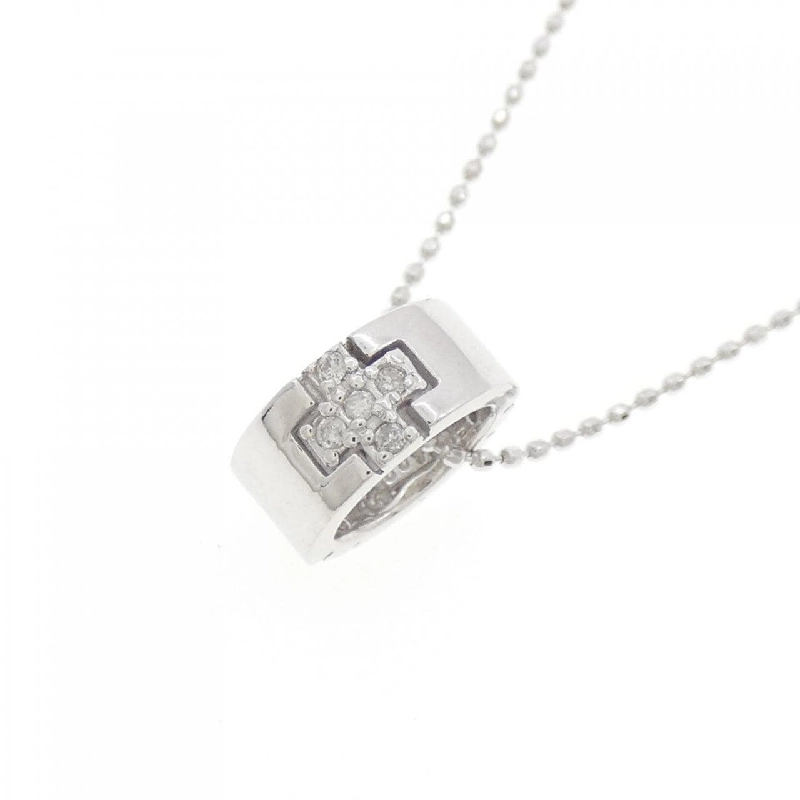 K18WG Dây chuyền kim cương 0.07CT - Hàng hiệu Authentic 860807