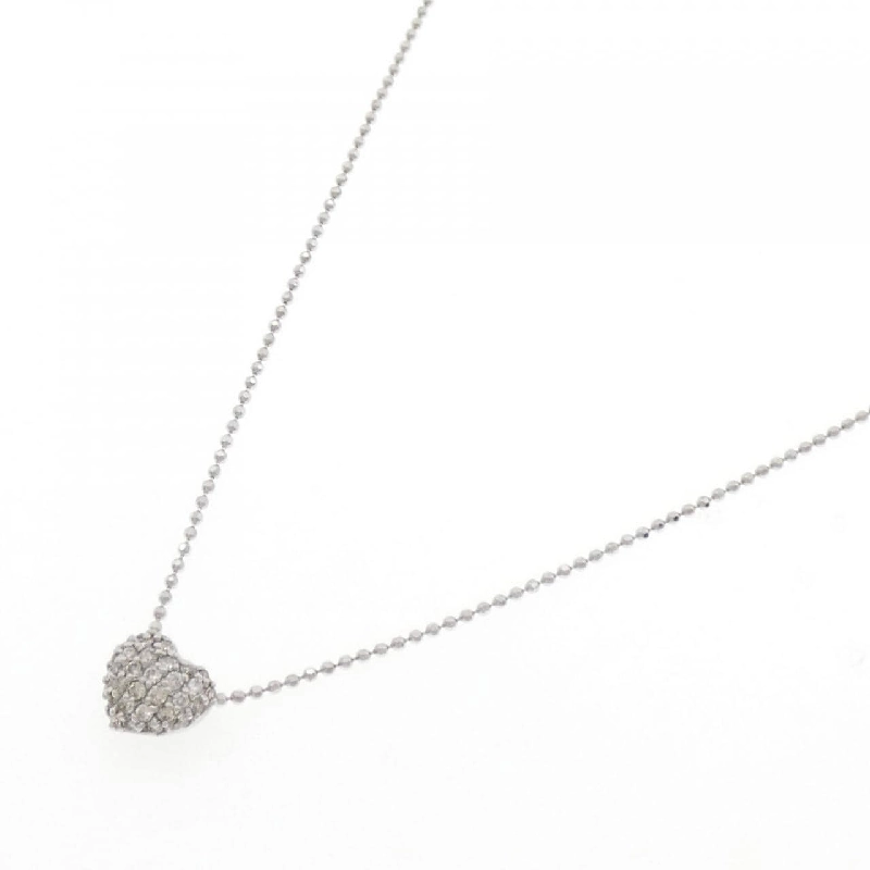 K18WG Dây chuyền kim cương hình trái tim 0.25CT - Hàng hiệu Chính hãng 847812