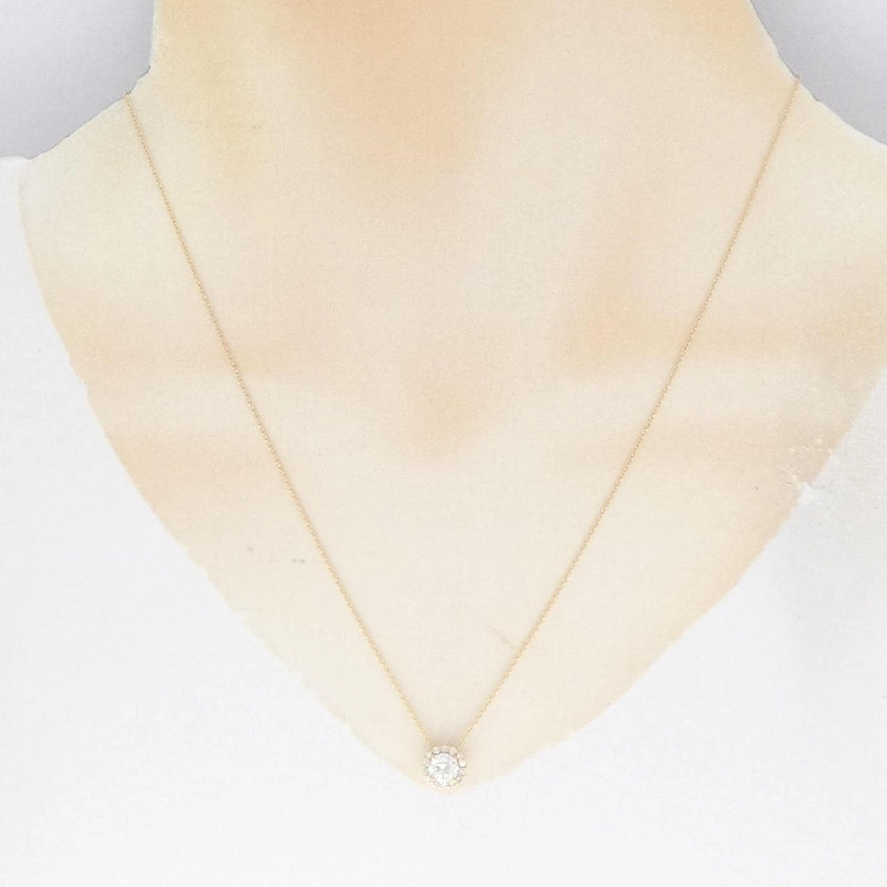 Dây chuyền kim cương K18YG 0.533CT G VS1 EXT - Hàng hiệu Chính hãng 880489