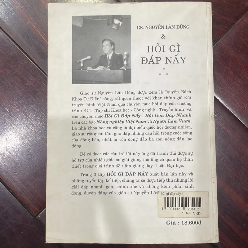 Gs. nguyễn lân dũng - hỏi gì đáp nấy tập 1 - 2001  1026060