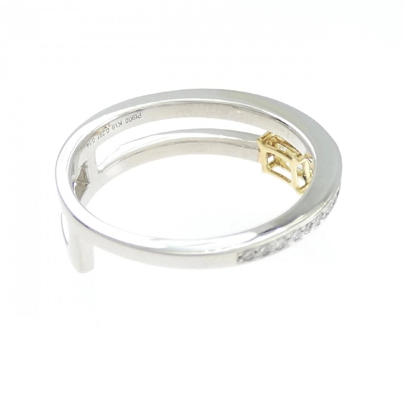 Nhẫn kim cương PT900/K18YG 0.281CT 670624