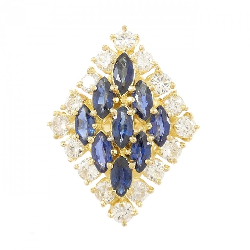 Nhẫn Sapphire K18YG 1.24CT 671316