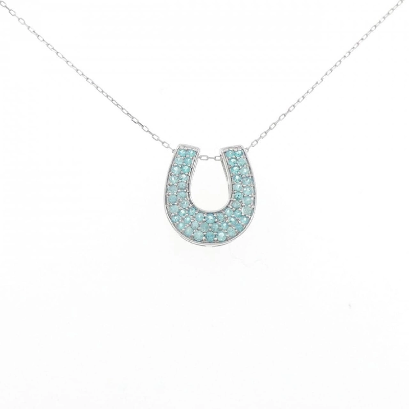 K18WG Tourmaline Necklace 0.45CT - Hàng hiệu Authentic 858136