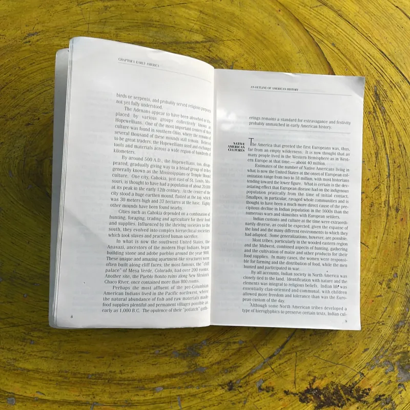 AMERICAN HISTORY - AN OUTLINE OF 998144