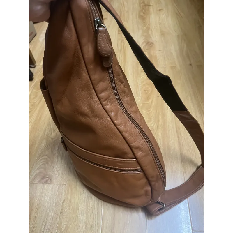 Túi nam 22*43*12 da thật đeo chéo 2hand 1006655
